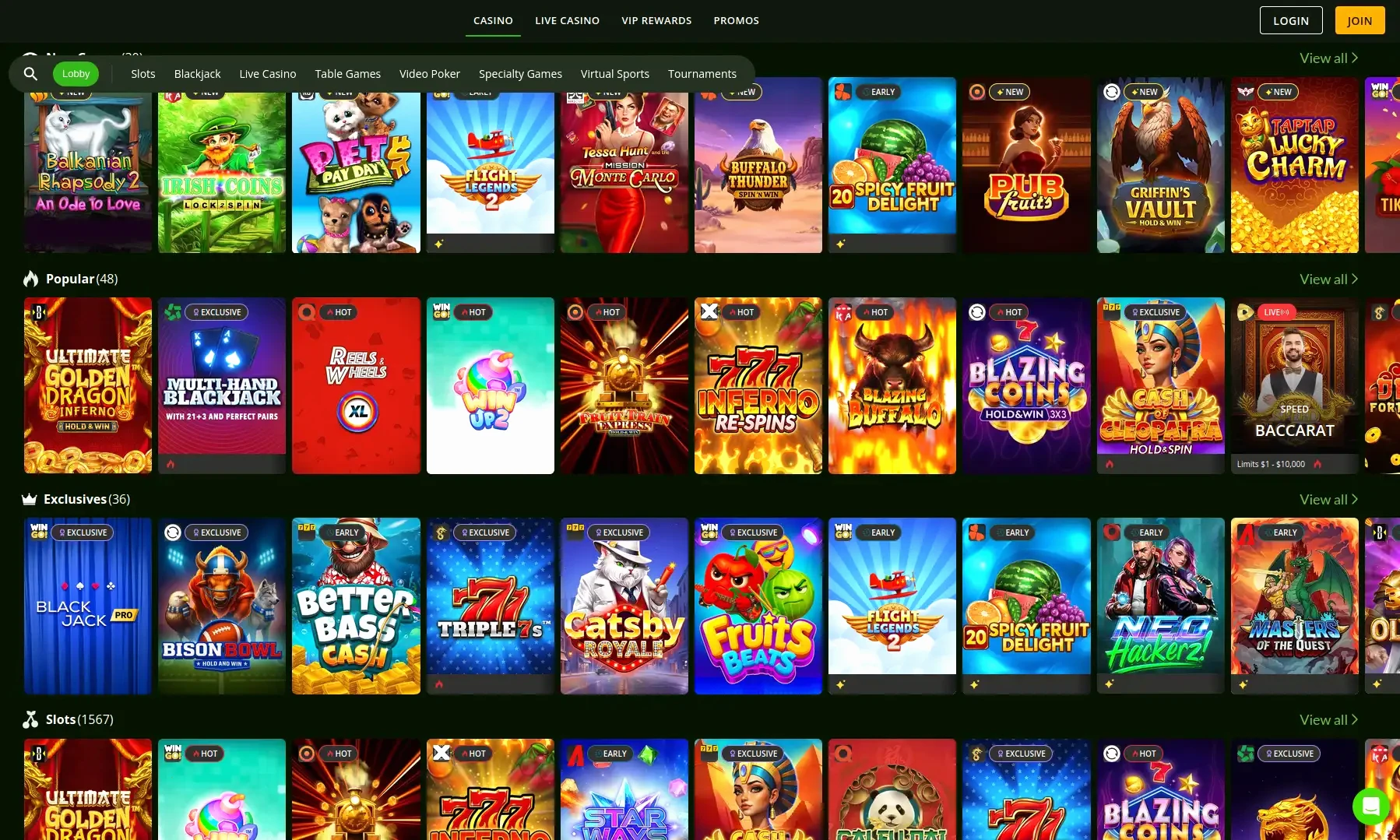Vegas Hero online casino